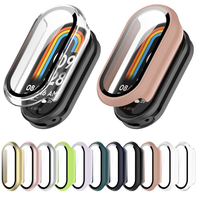 Tempered Film Integrated PC Watch Protective Case, For Xiaomi Smart Band 11 / 11 NFC