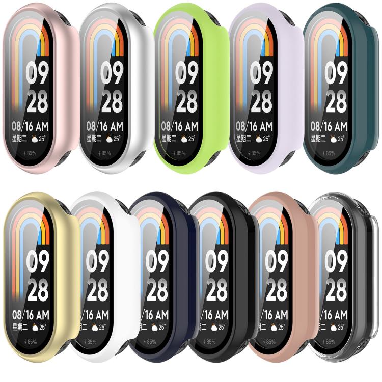 Tempered Film Integrated PC Watch Protective Case, For Xiaomi Smart Band 11 / 11 NFC