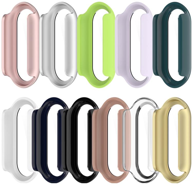 Tempered Film Integrated PC Watch Protective Case, For Xiaomi Smart Band 11 / 11 NFC