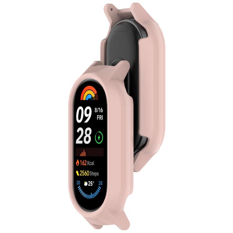 Spring Bar Design Half Coverage Hollow PC Watch Case, For Xiaomi Smart Band 11 / 11 NFC
