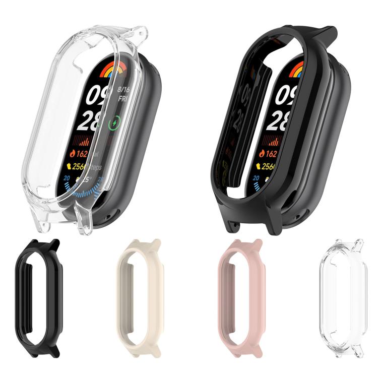Spring Bar Design Half Coverage Hollow PC Watch Case, For Xiaomi Smart Band 11 / 11 NFC