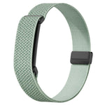 Metal Frame Magnetic Clasp Wave Pattern Elastic Nylon Arm Band, For Google Fitbit Air