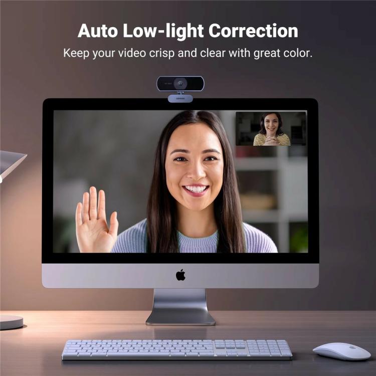 UGREEN CM678 15728 1080P FHD Webcam  Dual Microphones USB