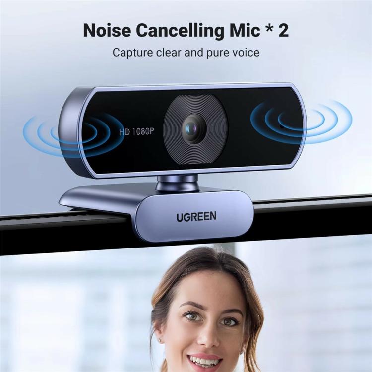 UGREEN CM678 15728 1080P FHD Webcam  Dual Microphones USB