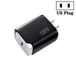 PD48 GaN 120W USB-C Fully Compatible Protocol Charger for Laptops, US Plug, US Plug