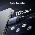 Cavo USB-C a USB-C UGREEN L701 35767 da 1 m, 240 W, 10 Gbps, trasferimento dati 4K 60 Hz., L701-35767