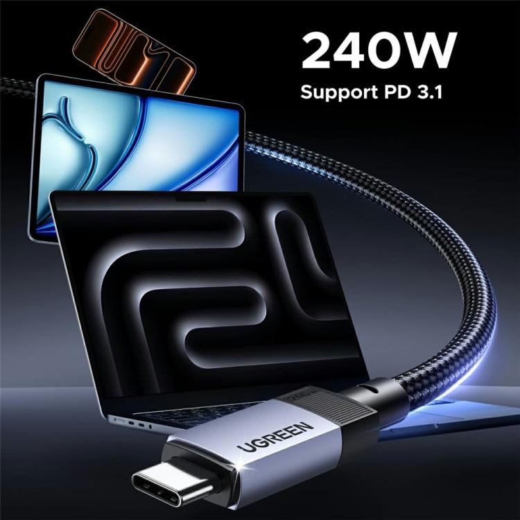 Cavo USB-C a USB-C UGREEN L701 35767 da 1 m, 240 W, 10 Gbps, trasferimento dati 4K 60 Hz., L701-35767