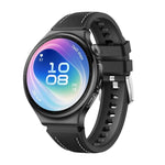 Microfiber Leather Hybrid Silicone Watch Band, 18mm