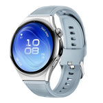 Hidden Tail Design Vertical Stripe Silicone Watch Band, 22mm