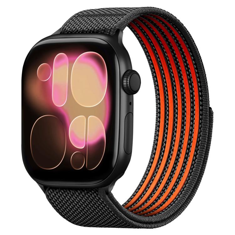 Airy Mixed Nylon Loop Metal Connector Watch Band, For Apple Watch 46mm / 49mm / 45mm / 44mm, For Apple Watch 42mm / 41mm / 40mm / 38mm