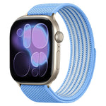 Airy Mixed Nylon Loop Metal Connector Watch Band, For Apple Watch 46mm / 49mm / 45mm / 44mm, For Apple Watch 42mm / 41mm / 40mm / 38mm