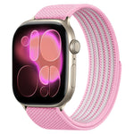 Airy Mixed Nylon Loop Metal Connector Watch Band, For Apple Watch 46mm / 49mm / 45mm / 44mm, For Apple Watch 42mm / 41mm / 40mm / 38mm
