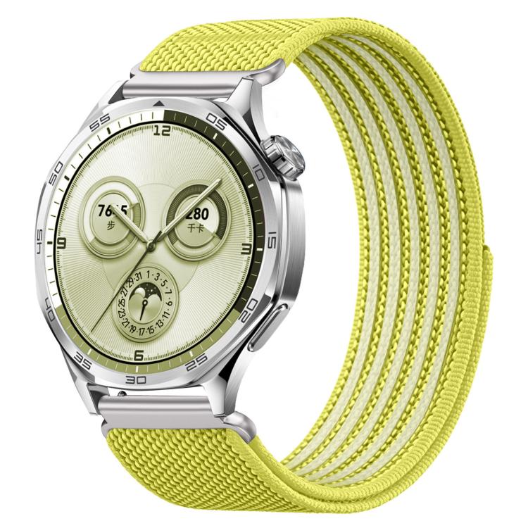 Airy Mixed Nylon Loop Metal Connector Watch Band, 22mm, 20mm