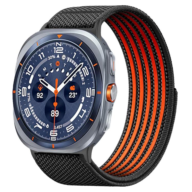 Airy Mixed Nylon Loop Metal Connector Watch Band, For Galaxy Watch Ultra2 2026 / 2025 / 1 2024