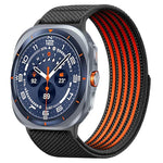 Airy Mixed Nylon Loop Metal Connector Watch Band, For Galaxy Watch Ultra2 2026 / 2025 / 1 2024