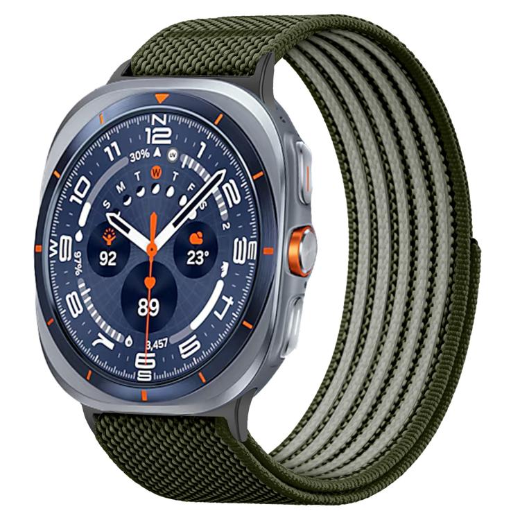 Airy Mixed Nylon Loop Metal Connector Watch Band, For Galaxy Watch Ultra2 2026 / 2025 / 1 2024