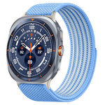 Airy Mixed Nylon Loop Metal Connector Watch Band, For Galaxy Watch Ultra2 2026 / 2025 / 1 2024
