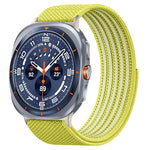 Airy Mixed Nylon Loop Metal Connector Watch Band, For Galaxy Watch Ultra2 2026 / 2025 / 1 2024