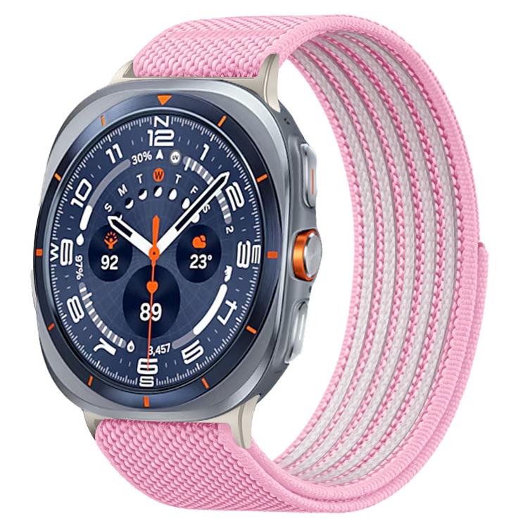 Airy Mixed Nylon Loop Metal Connector Watch Band, For Galaxy Watch Ultra2 2026 / 2025 / 1 2024