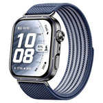 Airy Mixed Nylon Loop Metal Connector Watch Band, For Huawei Watch Fit 5 Pro / Fit 5 / Fit 4