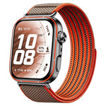 Airy Mixed Nylon Loop Metal Connector Watch Band, For Huawei Watch Fit 5 Pro / Fit 5 / Fit 4