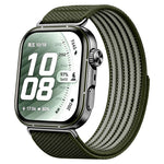 Airy Mixed Nylon Loop Metal Connector Watch Band, For Huawei Watch Fit 5 Pro / Fit 5 / Fit 4