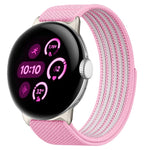 Airy Mixed Nylon Loop Metal Connector Watch Band, For Google Pixel Watch 5 / 4 / 3 / 2 / 1 41mm, For Google Pixel Watch 5 / 4 / 3 45mm