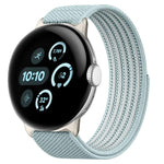 Airy Mixed Nylon Loop Metal Connector Watch Band, For Google Pixel Watch 5 / 4 / 3 / 2 / 1 41mm, For Google Pixel Watch 5 / 4 / 3 45mm
