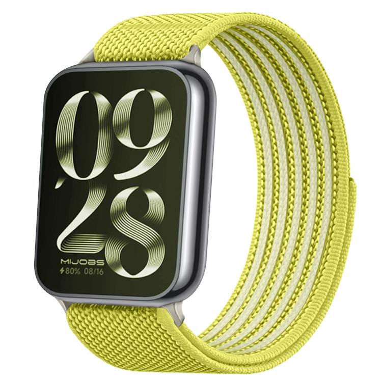 Airy Mixed Nylon Loop Metal Connector Watch Band, For Xiaomi Band  10 Pro / Redmi Watch 6 / 5
