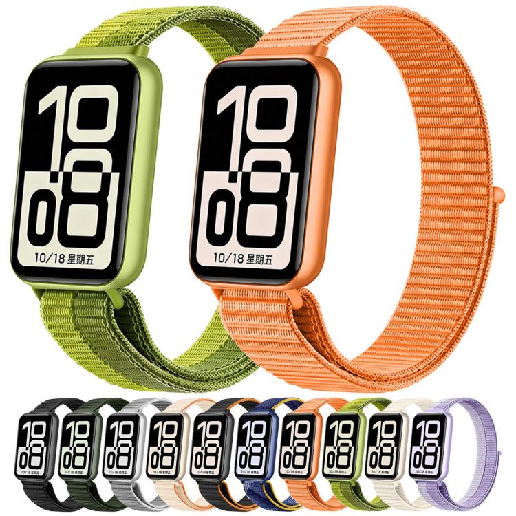 Slim Style Nylon Hook And Loop Fastener Watch Band, For Honor Band 11 / Band 11 Pro