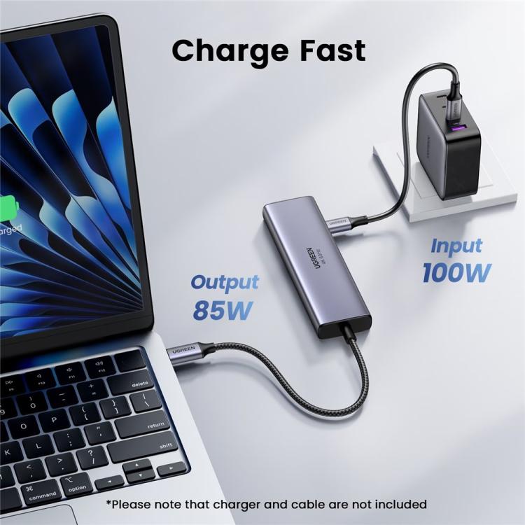 UGREEN 35999 Hub USB-C / Type-C 6-in-1 (10 Gbps, USB 3.2 Gen2, HDMI 4K 60Hz, PD 100W), 35999