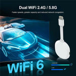 I96 D12 2GB+8GB Dual-Band WiFi BT Streaming Media Player Android 10 4K HDR TV Stick
