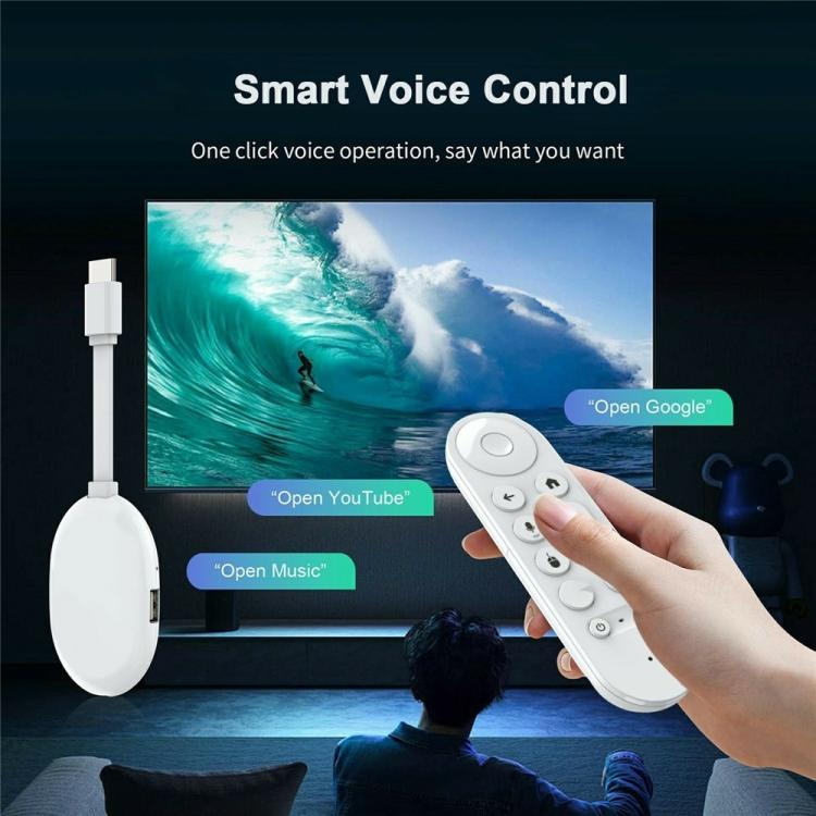 I96 D12 2GB+8GB Dual-Band WiFi BT Streaming Media Player Android 10 4K HDR TV Stick