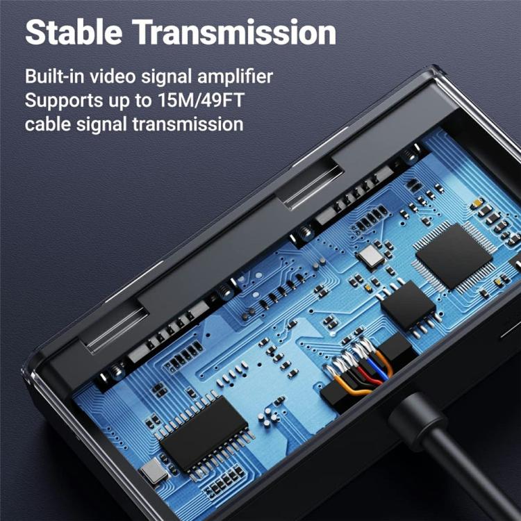 UGREEN 40254 Splitter VGA da 1 a 2, alimentato via Micro USB, adattatore per doppio monitor