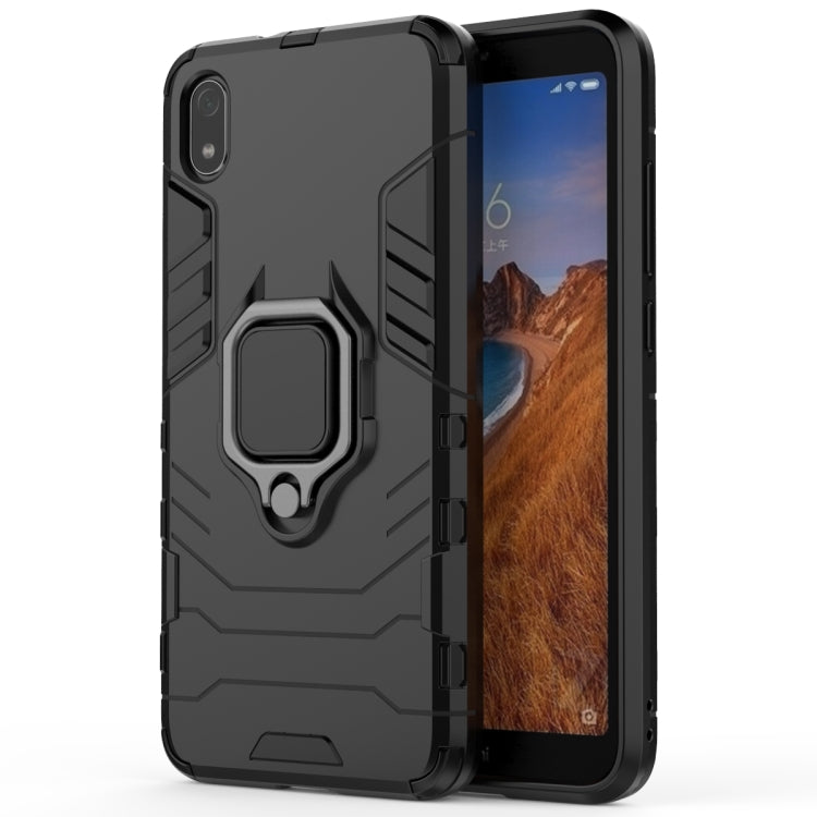 Custodia protettiva antiurto PC + TPU con supporto ad anello magnetico per Xiaomi Redmi 7A