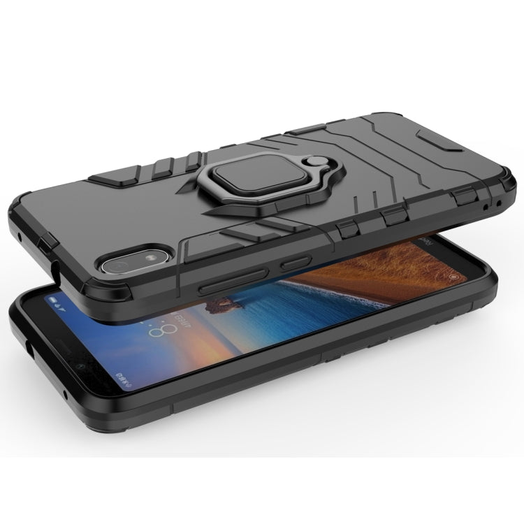 Custodia protettiva antiurto PC + TPU con supporto ad anello magnetico per Xiaomi Redmi 7A