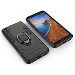 Custodia protettiva antiurto PC + TPU con supporto ad anello magnetico per Xiaomi Redmi 7A