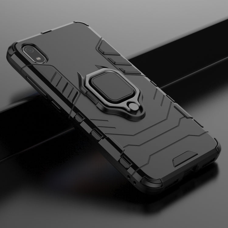 Custodia protettiva antiurto PC + TPU con supporto ad anello magnetico per Xiaomi Redmi 7A