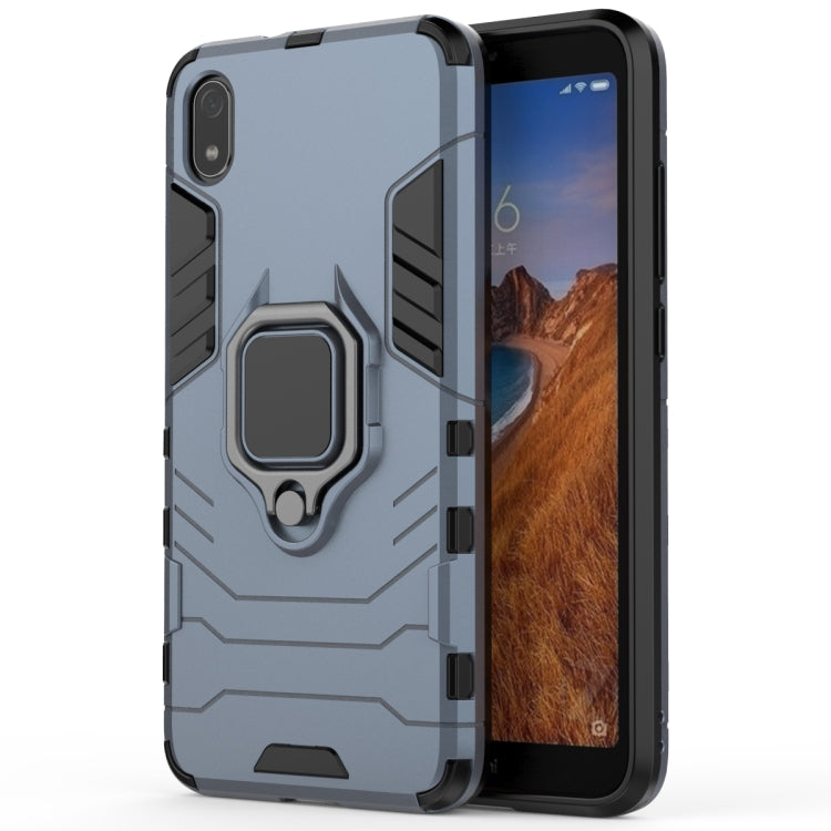Custodia protettiva antiurto PC + TPU con supporto ad anello magnetico per Xiaomi Redmi 7A