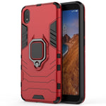 Custodia protettiva antiurto PC + TPU con supporto ad anello magnetico per Xiaomi Redmi 7A