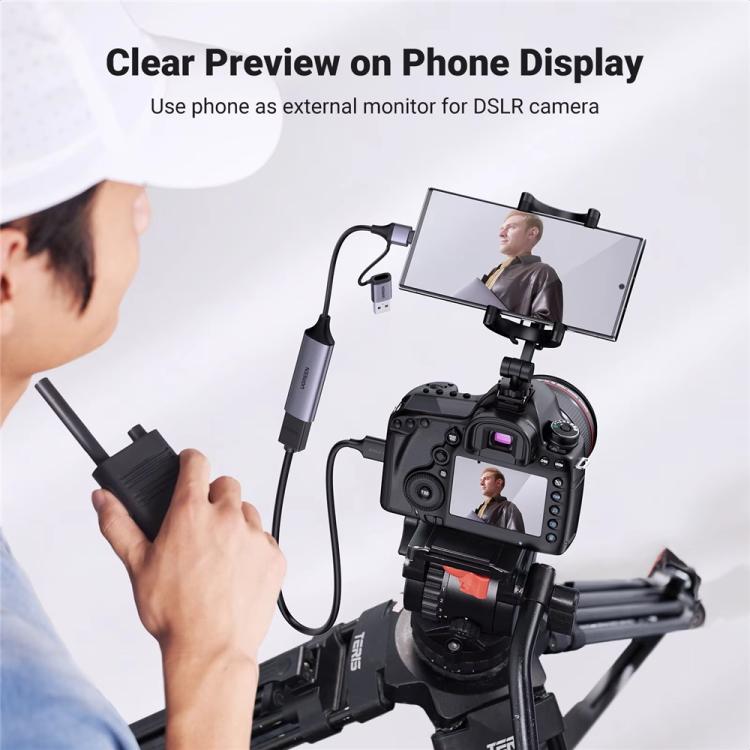 UGREEN CM716 25854 1080P 60Hz HD to USB and Type-C Video Capture Card