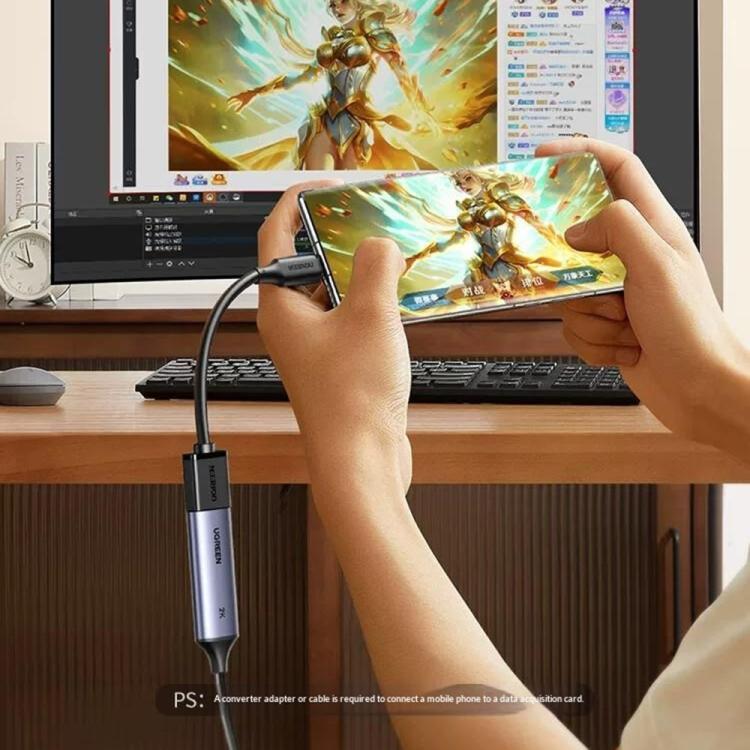 UGREEN CM716 25854 1080P 60Hz HD to USB and Type-C Video Capture Card