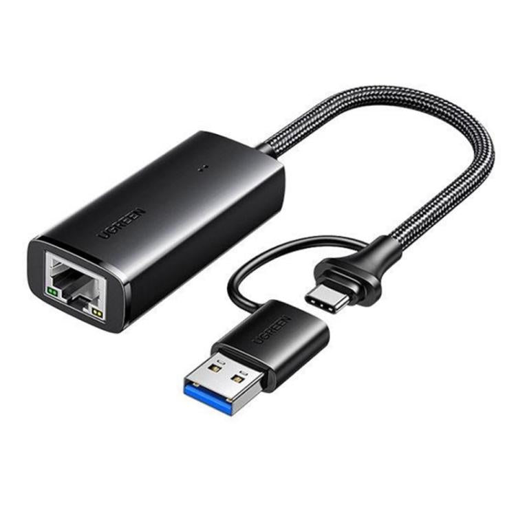 Adattatore di rete Gigabit UGREEN 15638 USB-A e USB-C