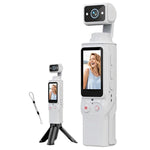 Action cam D11 con doppio flash, schermo da 2,0 pollici e grandangolo a 120 gradi – Videocamera portatile da viaggio