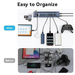 ACASIS HB16Pro Individual Switches 16-Port USB 3.2 Hub with 96W 12V / 8A Adapter, HB16Pro