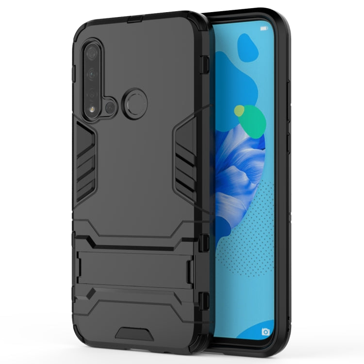 Custodia antiurto in PC + TPU per Huawei P20lite 2019/Nova5i, con supporto, For Huawei P20 Lite 2019
