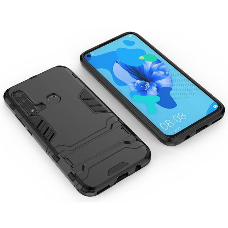 Custodia antiurto in PC + TPU per Huawei P20lite 2019/Nova5i, con supporto, For Huawei P20 Lite 2019