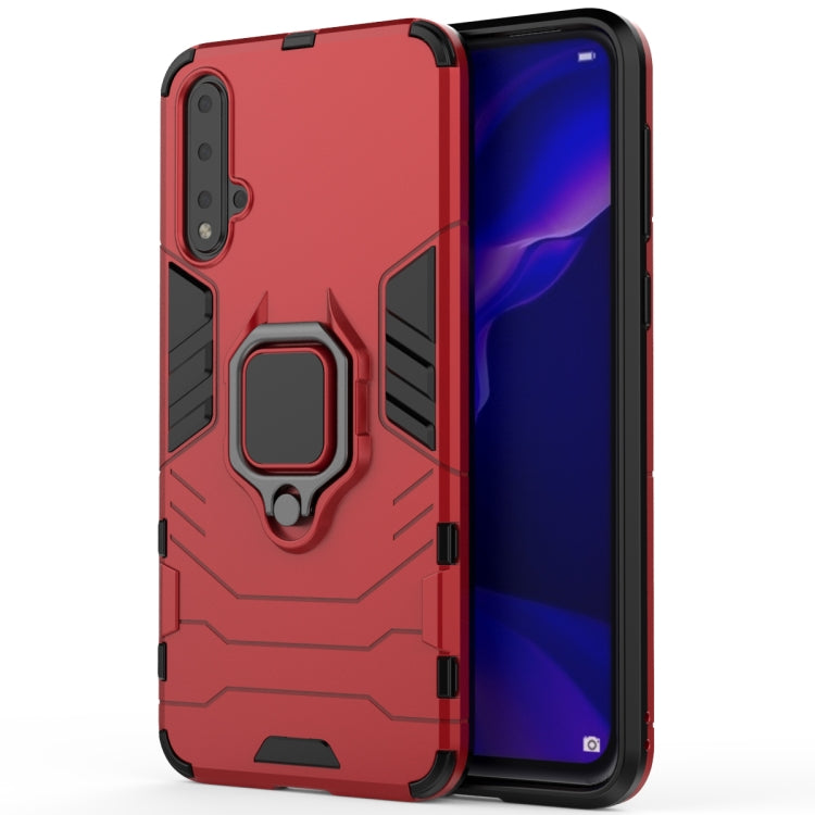Custodia protettiva antiurto PC + TPU con supporto ad anello magnetico per Huawei Nova 5 / Nova 5 Pro, For Huawei Nova 5