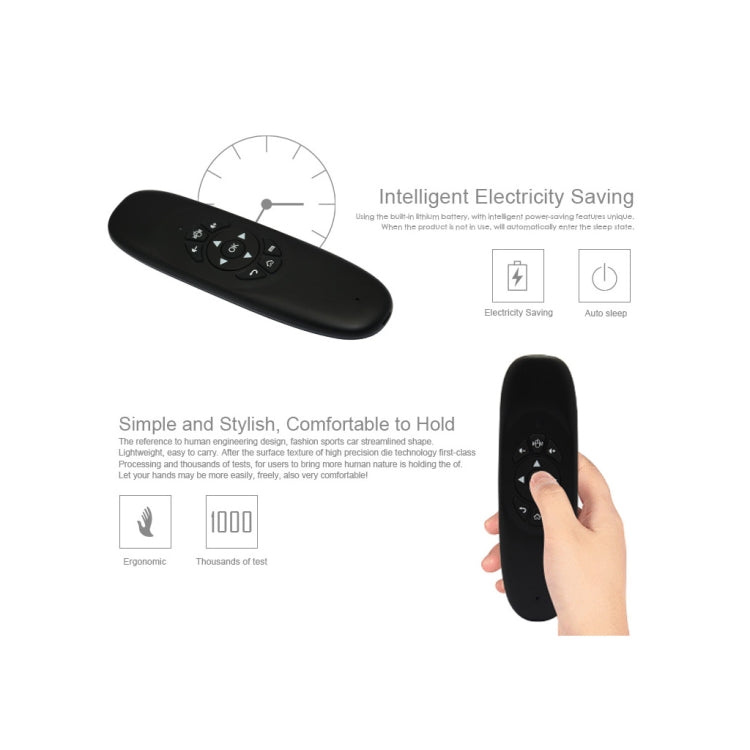 Mini tastiera wireless C120 con mouse 2.4G per PC e Smart TV