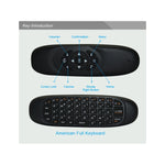 Mini tastiera wireless C120 con mouse 2.4G per PC e Smart TV